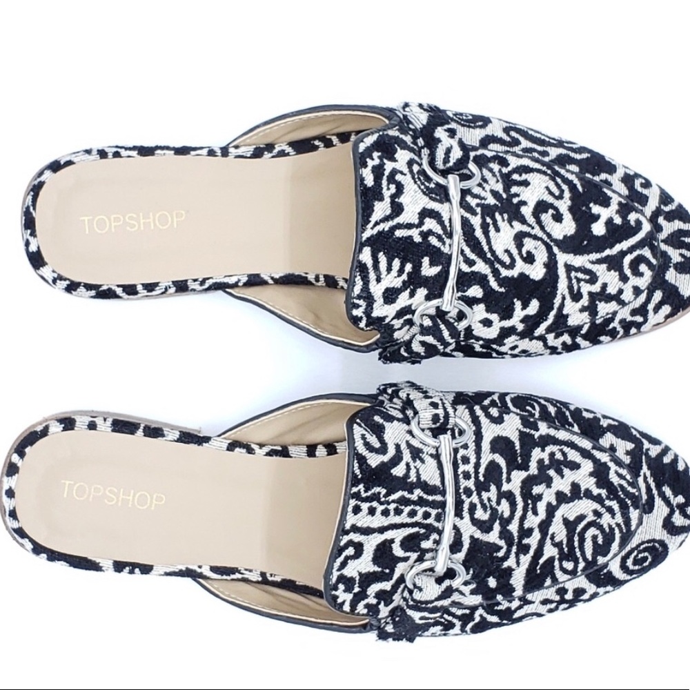 Topshop Tapestry Mules